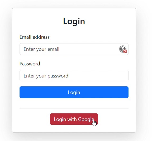 auth with google